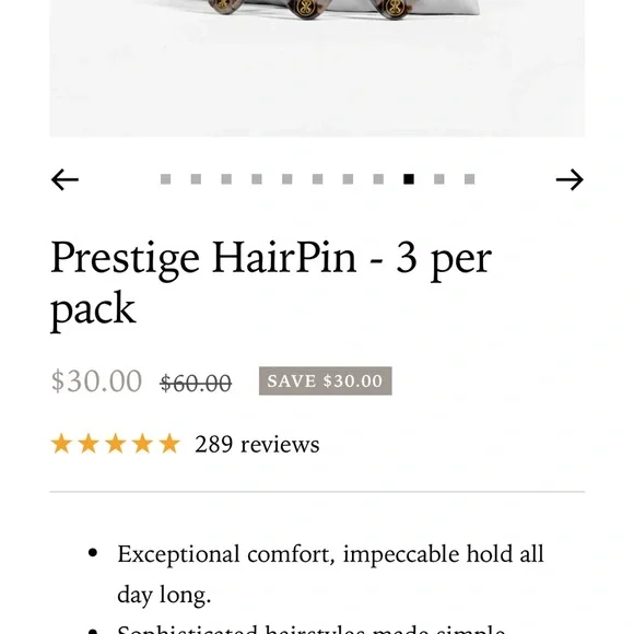 Lialys Hair Clips Set - Picture 2 of 3